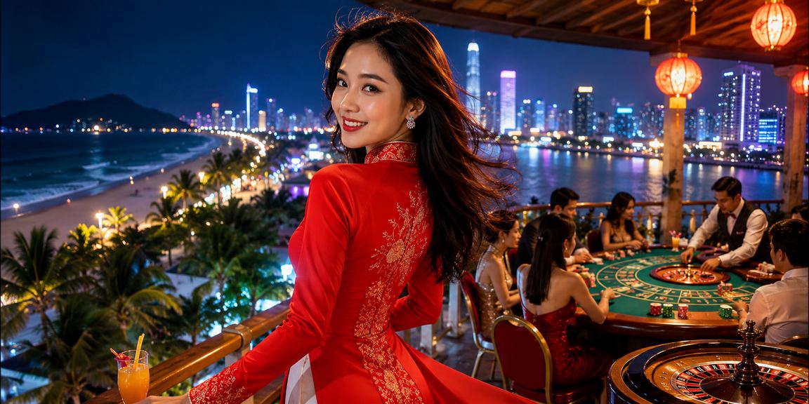 Người phụ nữ Sài Gòn mặc áo dài trải nghiệm trò chơi trực tuyến trên di động