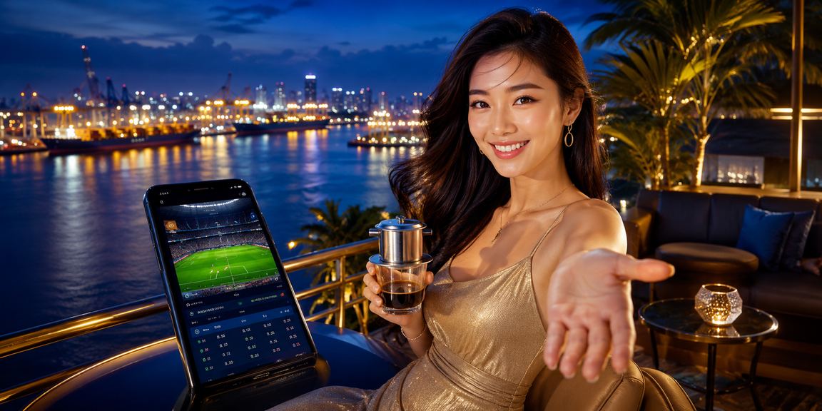Một quán cà phê tại Sài Gòn có người chơi trải nghiệm cá cược thể thao